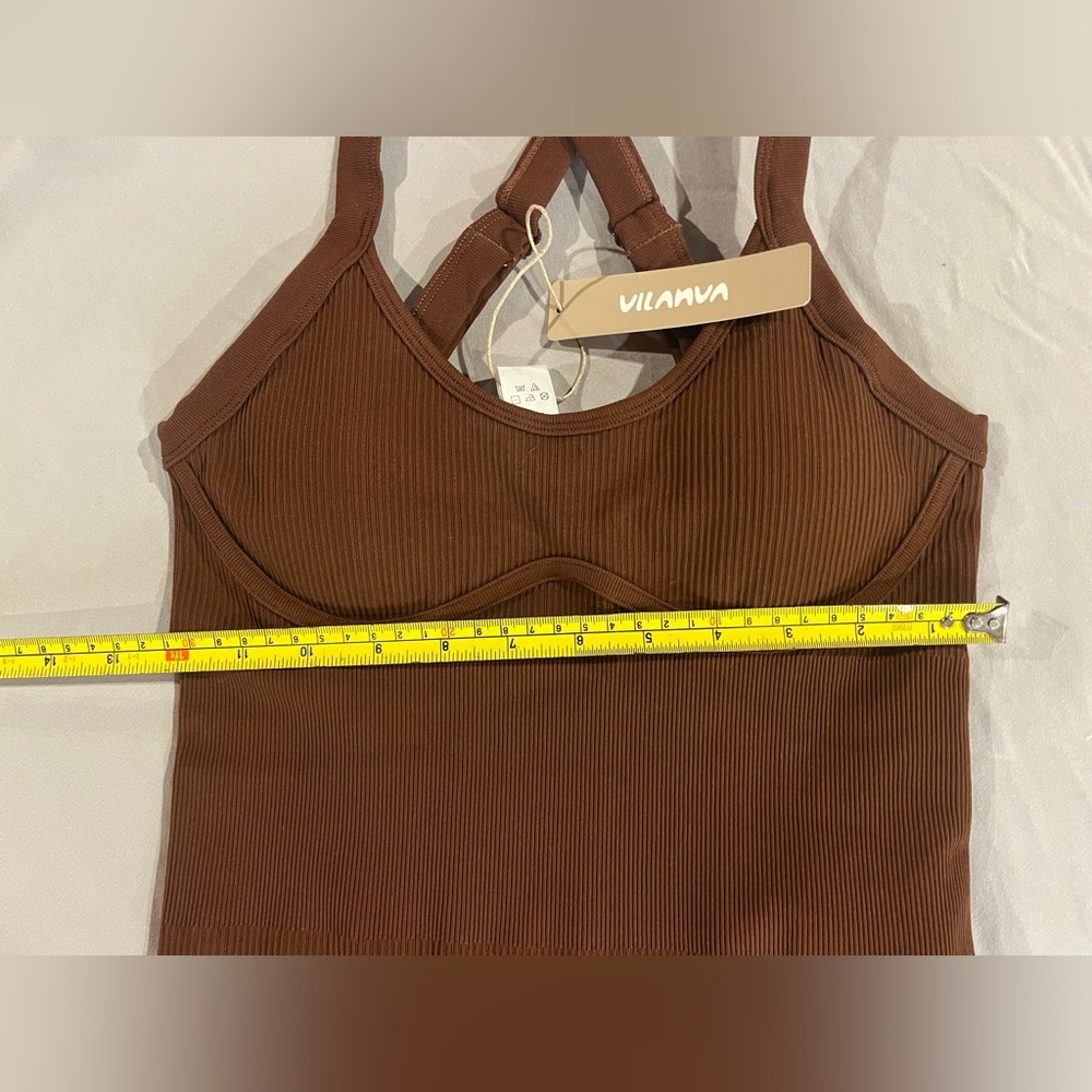 Vilanva Brown Women's Jumpsuit Size Medium NWT - Picture 4 of 7